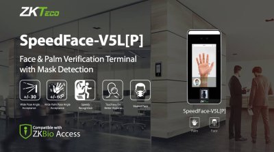 employee face fingerprint device ZK-SpeedFace-M4 wifi